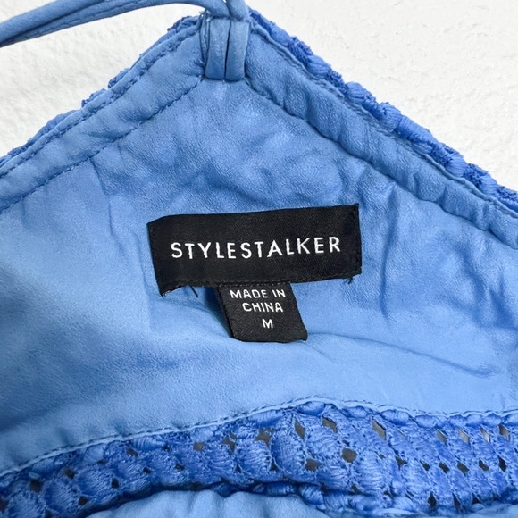 Stylestalker Blue Monroe Mini Dress Size Medium - Picture 11 of 12